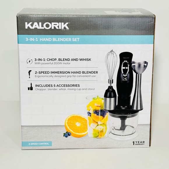 Kalorik 3-IN-1 HAND BLENDER Set - Picture 1 of 3